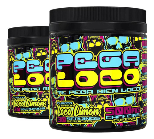 X2ud. Pre Entreno Pega Loco Pre Workout Xtreme Made In Usa