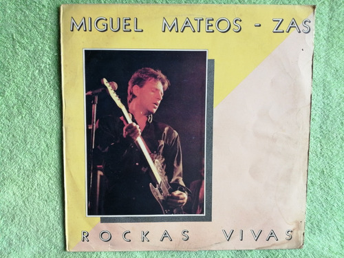 Eam Lp Vinilo Miguel Mateos Zas Rockas Vivas 1985 Argentino