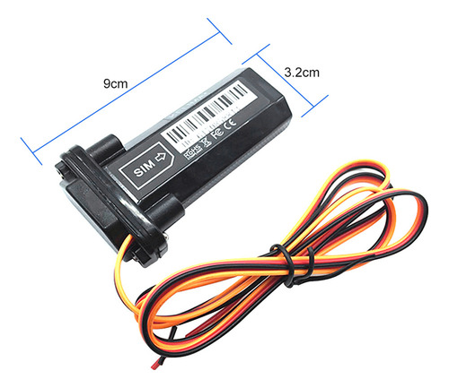 Rastreador Gps Vehículo Impermeable Localizador En Tiempo Re