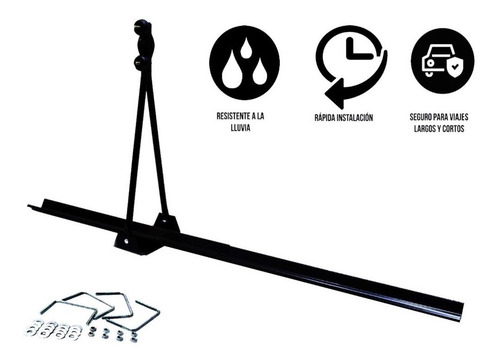 Imagen 9 de 10 de 2 Porta Bicicleta Auto Techo + Portaequipaje Para Onix Joy Ls Ltz