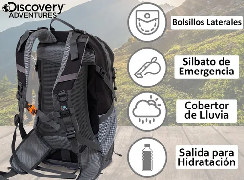 Mochila 50 Lts Discovery Adventure Camping Viaje Trekking