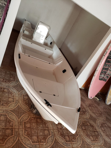 Barco Bote Lancha Fibra 5,60 Console Artsol 40 Anos Fabrica