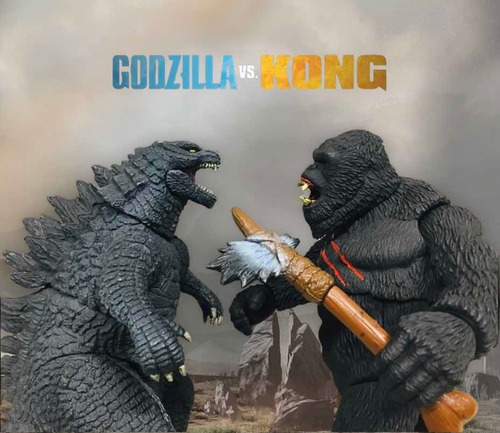 Imagen 7 de 7 de Muñeco King Kong Movie Con Sonido Kong Vs Godzilla