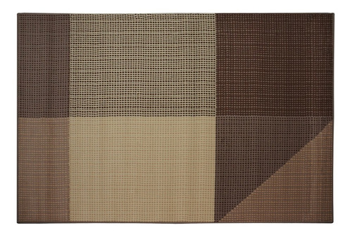 Livingreen Tapete Soho Geometric Café Para Sala 160 X 220 Cm