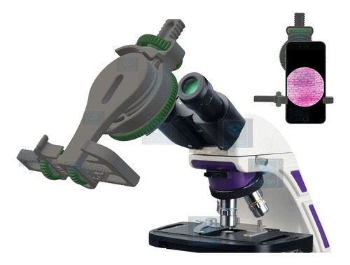 Imagem 1 de 7 de Suporte Para Celular Adaptável Em Microscópio E Telescópio