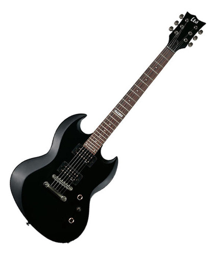 Viper10 Bk Guitarra Electrica C/funda Ltd