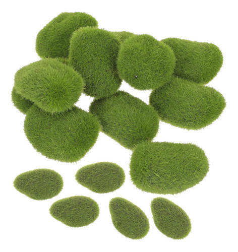 Adorno De Pared Con Piedra Artificial De Musgo Artificial, M