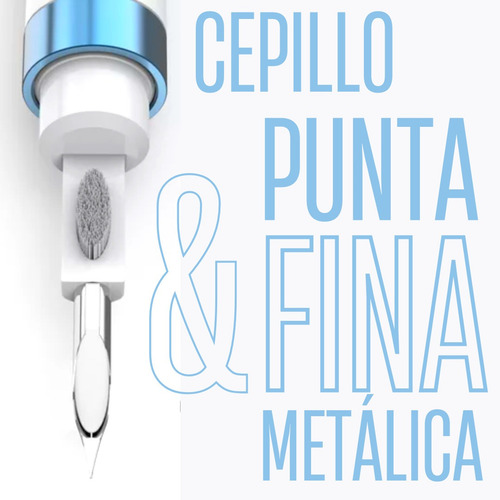 Imagen 7 de 8 de Lápiz Limpiador AirPods Airuculares iPhone Celular Teclado