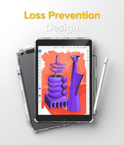 Funda Para iPad 7ma 8va 9na De 10,2 Ringke Fusion+ Anti Impa