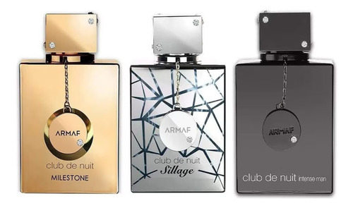 Armaf Club De Nuit Intense 30ml+sillage 30ml+milestone 30ml
