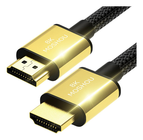 Cabo Hdmi 2.1 Moshou 8k 4k Ultra Speed 48gb Pc Gamer 5metros