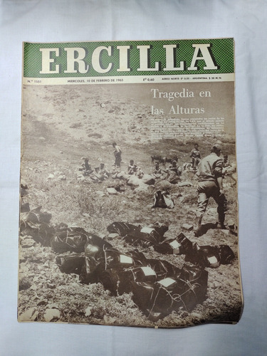 Revista Ercilla N° 1551 10 De Febrero 1965 Accidente Aereo 