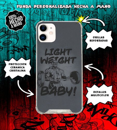 Funda Ronnie Coleman Light Weight Para iPhone, Encapsulada