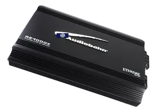 Amplificador 4canales Audiobahn Ae4000x Serie Eternal 2400w Color Negro