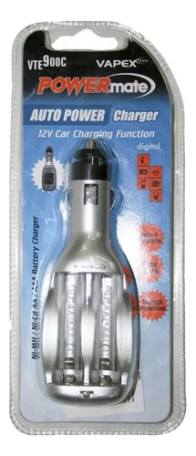 Cargador De Pilas P/ Auto Vapex Powermate 12v Aa/aaa