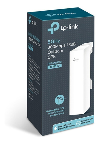 Access Point Exterior Tp-link Cpe510 Pharos 5ghz 300mb 13dbi