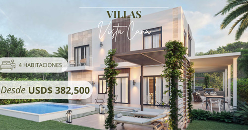 Venta De Villa En Vista Cana Con 527mts Y Opción A Piscina