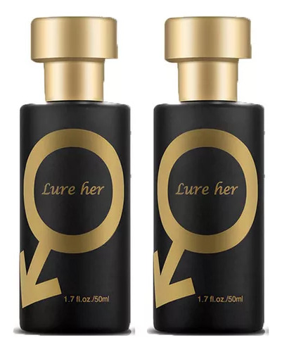 Perfume De Feromonas Golden Lure Her Para Hombre, 2 Unidades