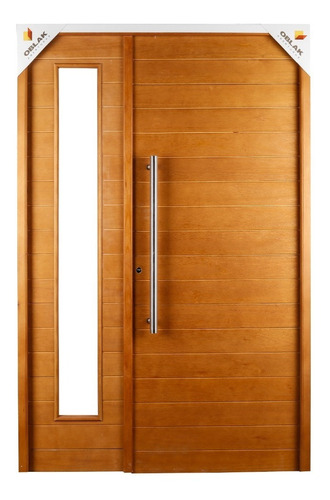 Puerta Y Media Madera Oblak 2331 Lateral De Abrir Tecnooeste