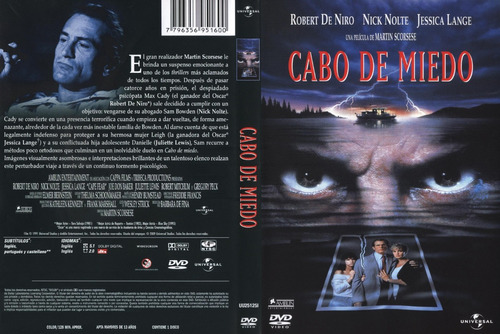 Cabo De Miedo - Robert De Niro - Nick Nolte - Dvd