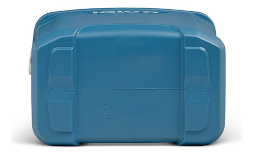 Hielera Igloo 30 Cuartos Con Porta Vasos 41 Latas Azul Acero