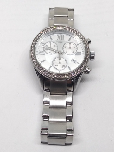 Reloj Timex Chronografo Miami Con Swarovski Mod. W2p668000