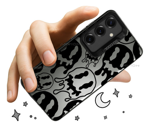 Funda Para Samsung Galaxy A S Creativa Con Estilo Protectora Negro Para Galaxy A15