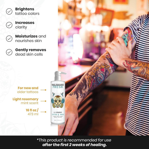 Limpiador De Tatuajes Billy Jealousy Make Your Mark 473 Ml C