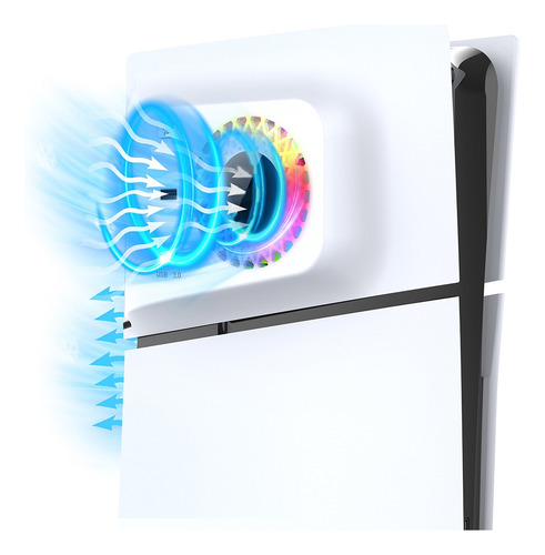 Para Ventilador De Refrigeración Delgado Con Control De Temp