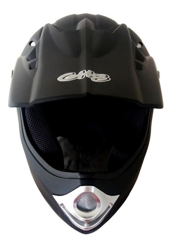 Casco Moto Niño Enduro Cross Ghb 818- 1 Negro Matte