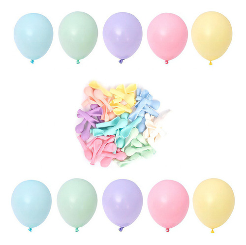 Balão Candy Color Sortido - 5 Polegadas - 50 Unidades