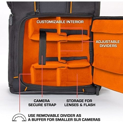 Funda Tipo Mochila Para Cámara Réflex Digital Usa Gear (nara