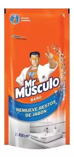 Limpiador Mr Musculo Baño Rep. 450 Ml