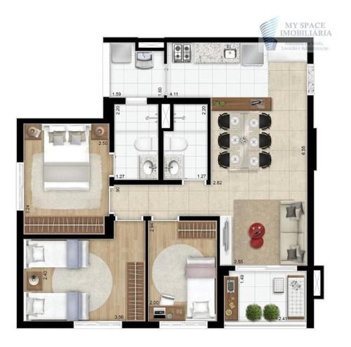 Imagem 1 de 24 de Apartamento Residencial À Venda, Brás, São Paulo. - Ap1578