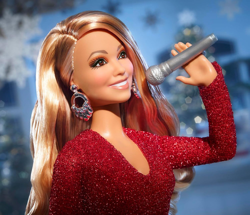Mariah Carey Barbie Signature Con Caja Café Navidad 2023