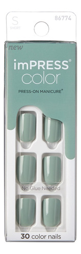 Kiss Impress - Juego De Manicura A Presin De Color Sin Esmal