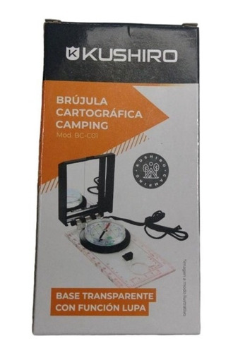 Brujula Cartografica De Precision Camping Con Lupa 