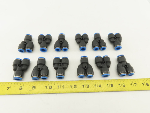 Festo 10mm X Branch 8mm Push To Connect Adapter Y Fi Ccv