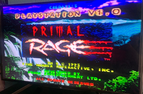 Primal Rage Playstation 1 Videojuego Original Año 1995 (Usado)