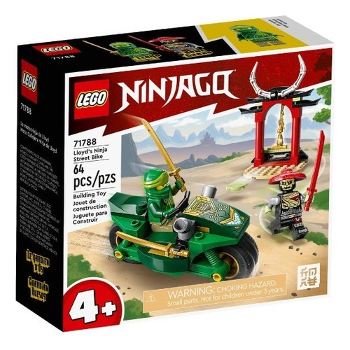 Set De Construccion Lego Ninjago Moto De Lloyd Y Guerrero
