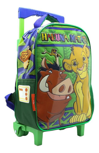 Mochila Cresko carro de viaje color Verde Liso 7.26L