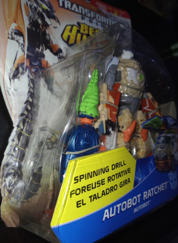 Transformers Prime Beast Hunters Autobot Ratchet Deluxe Clas (Usado)