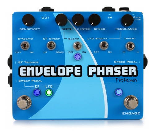 Pigtronix Ep2 Envelope Phaser Pedal Efecto Guitarra Btq Prm