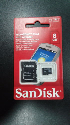 Cartão De Memoria Sandisk - 8gb