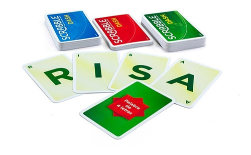 Juego Scrabble Dash Naipes Ruibal Mattel (+ 10 Años)