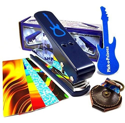 Punzon Para Puas De Guitarra Diy/llavero Pick-a-palooza Azul