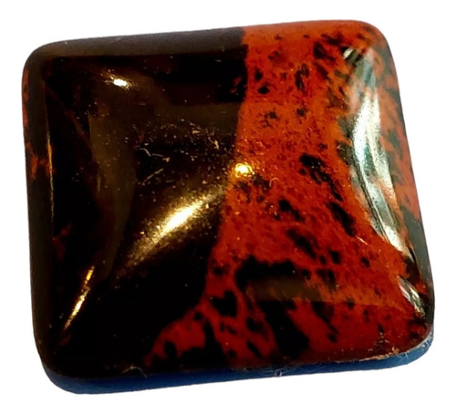 Cabuchon Obsidiana Combinado Marrón Tigrilla Y Negra 2 Cm