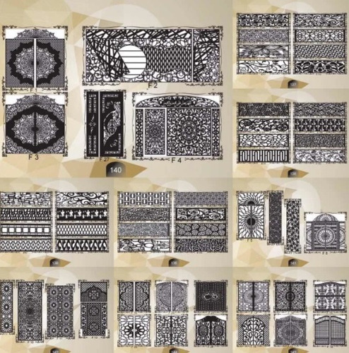 2000 Vectores Celosias Corte Láser Cnc Dxf X060