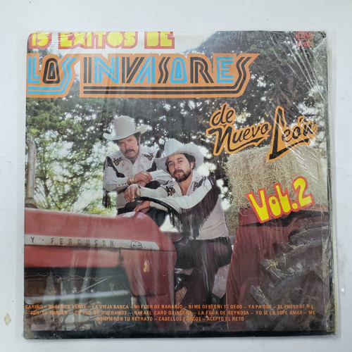 Los Invasores De Nuevo Leon 15 Exitos Vol. 2 Lp Como Nuevo 