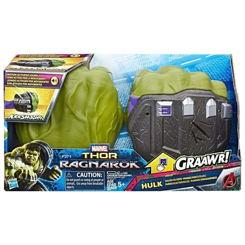 Puños De Hulk Thor Electrónico Con Sónido Hasbro